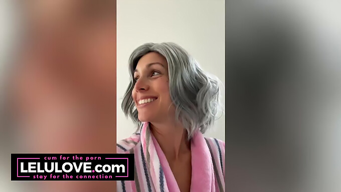 Voluptuous Mature Woman Undresses And Takes Provocative Selfie, Dons Grey Wig, Vocal Exercises, And Reveals Intimate Details Before And After Sexual Encounters - Lelu Love