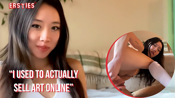 Mishka'S Solo Play With A Dildo: A Skinny Asian Babe'S Intimate Pleasure